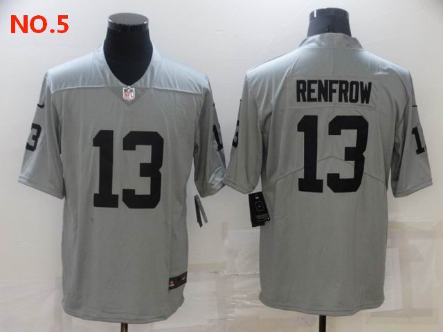 Men's Las Vegas Raiders 13 Hunter Renfrow Jesey NO.5;